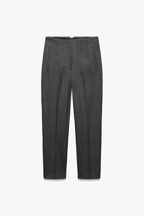 ZARA Брюки -сигареты с высокой посадкой, разм М, L , оригинал