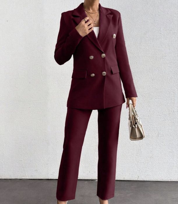 Set 3 piese-sacou, pantaloni, curea