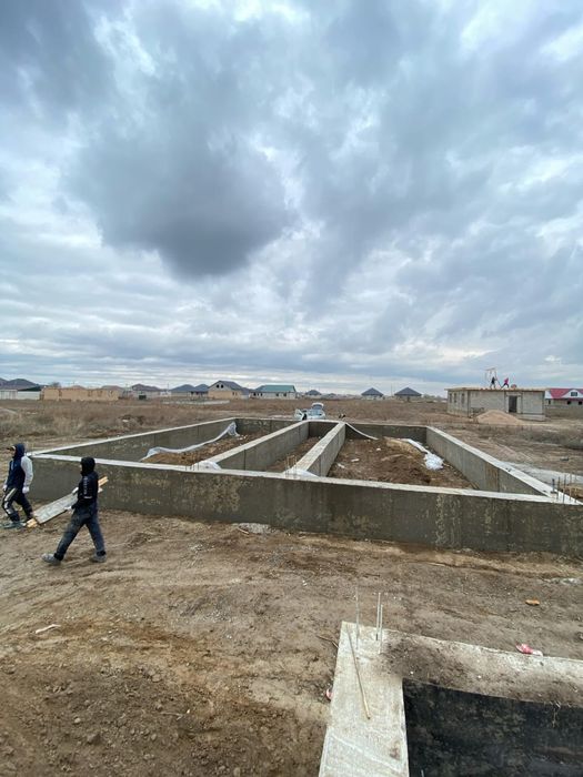 Заливка фундамента