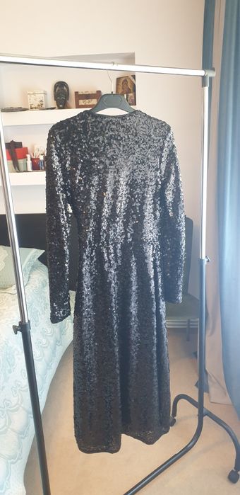 Sequin vienna wrap dress- Rochie cocktail/Rochie petrecere