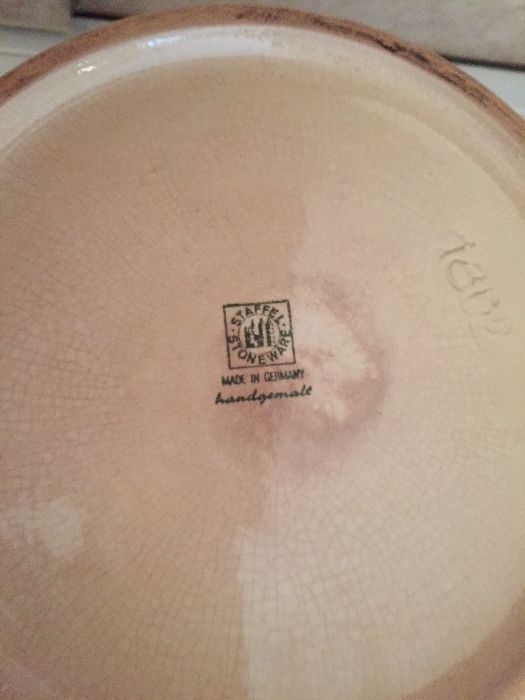 немски порцеланов сервиз за маргарита или пунш маркиран