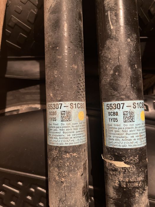 Амортизаторы задние