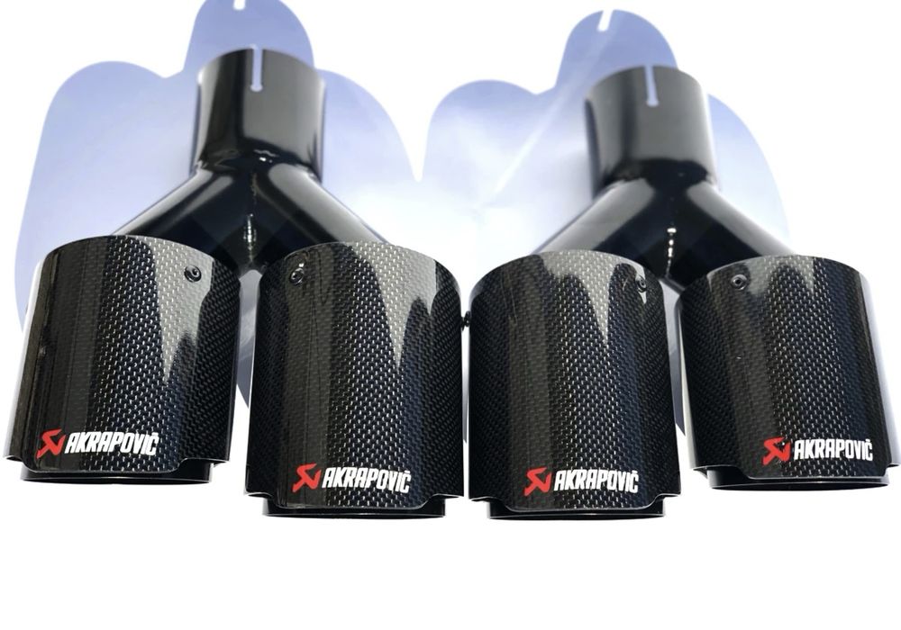 Ornamente tobe Evacuare Akrapovic 89mm 67/101mm Carbon Real  Inox