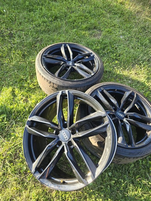 Vand jante cu tot cu cauciucuri de vara A6 OEM model Rs6