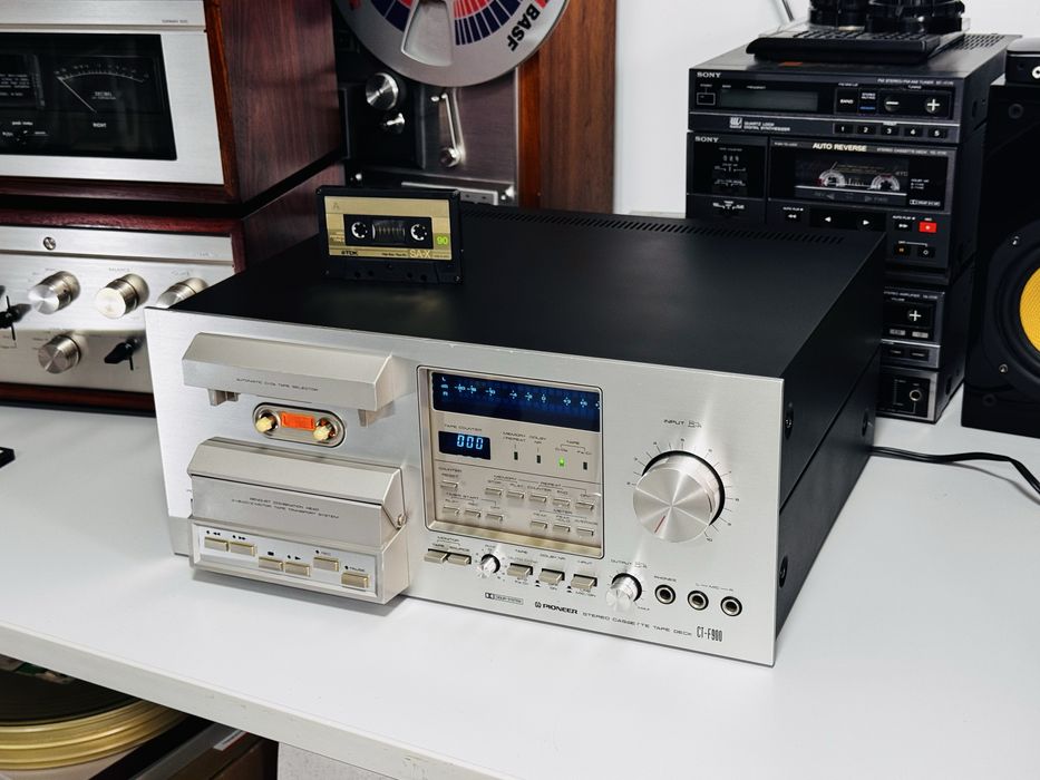 Deck legendar PIONEER CT-F900, 3 HEAD , anii 1978, Made in Japan