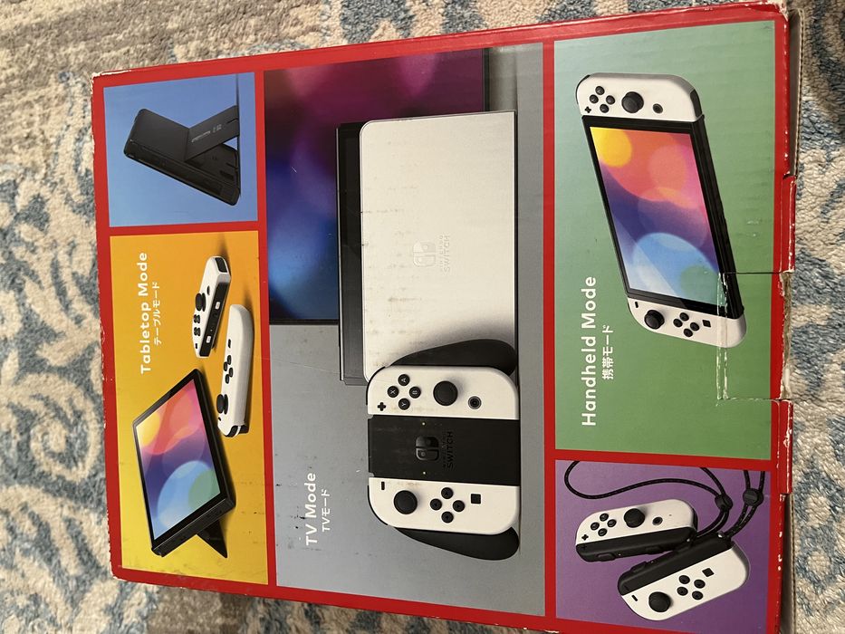 Switch oled белый прошитый 512GB