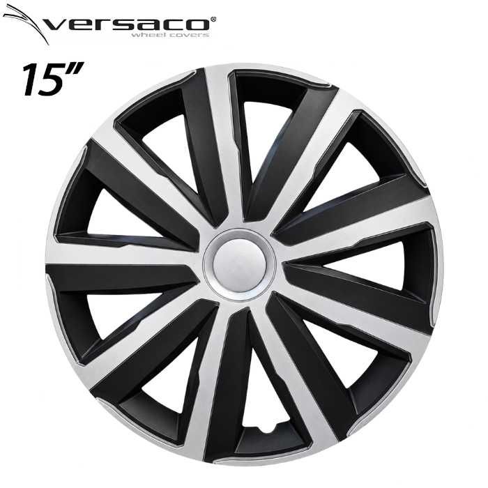 Тасове за джанти Versaco Drift Silver/Black - 14'', 15'' или 16''