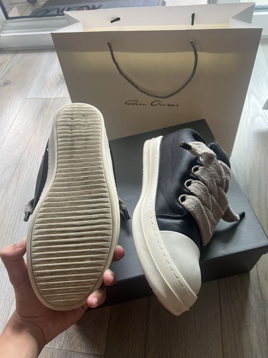 Rick Owens jumbo laces low