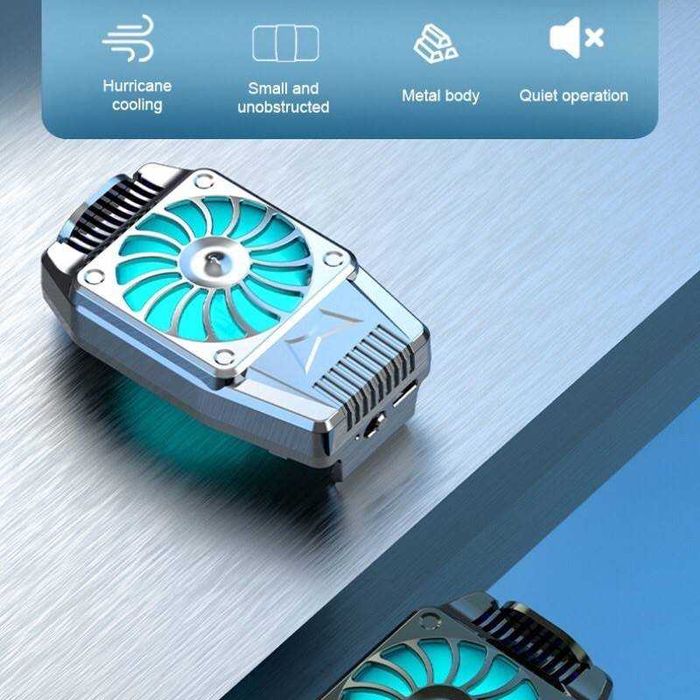 Геймърски охладител за телефон с LED подстветка