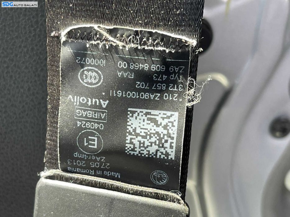 Centura Siguranta Dreapta Fata Pasager Skoda Superb 2 2008 - 2013 Cod 3T2857702 [C5390]