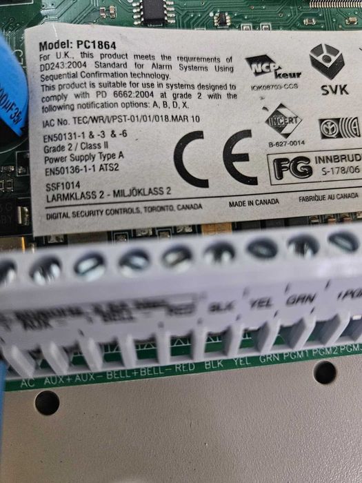 Centrala efractie dsc 1864 + Tastatura