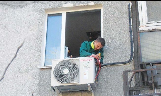 Установка Кондиционер
