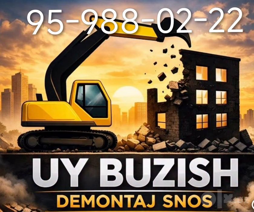 Uy va binolarni sifatli va tez buzish