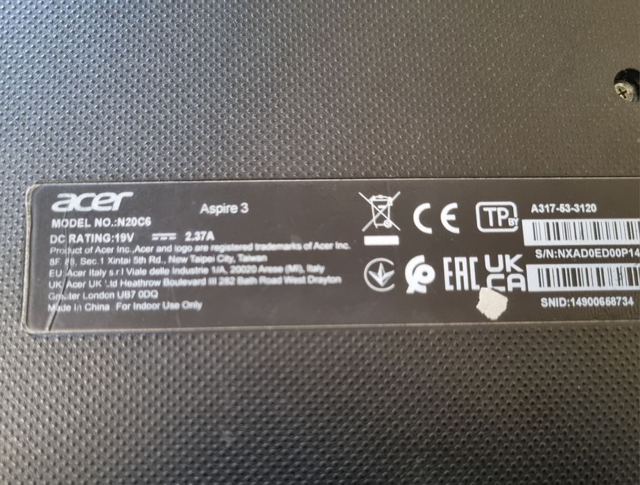 Dezmembrez Acer Aspire 3 A317-53-3120