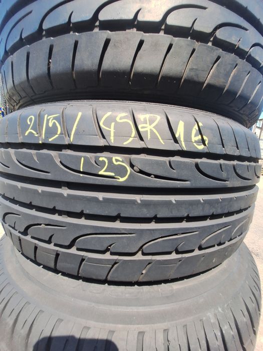 2 anvelope vara 215/45r16 Dunlop Montaj Gratuit