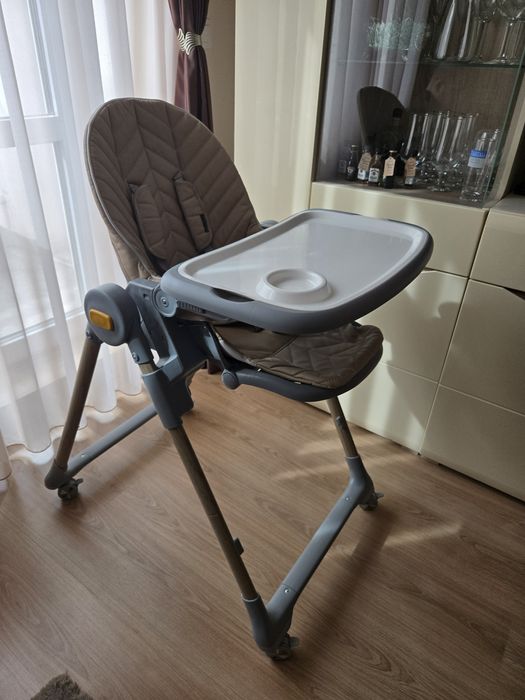 Столче за хранене KinderKraft - Lastree, дървесно