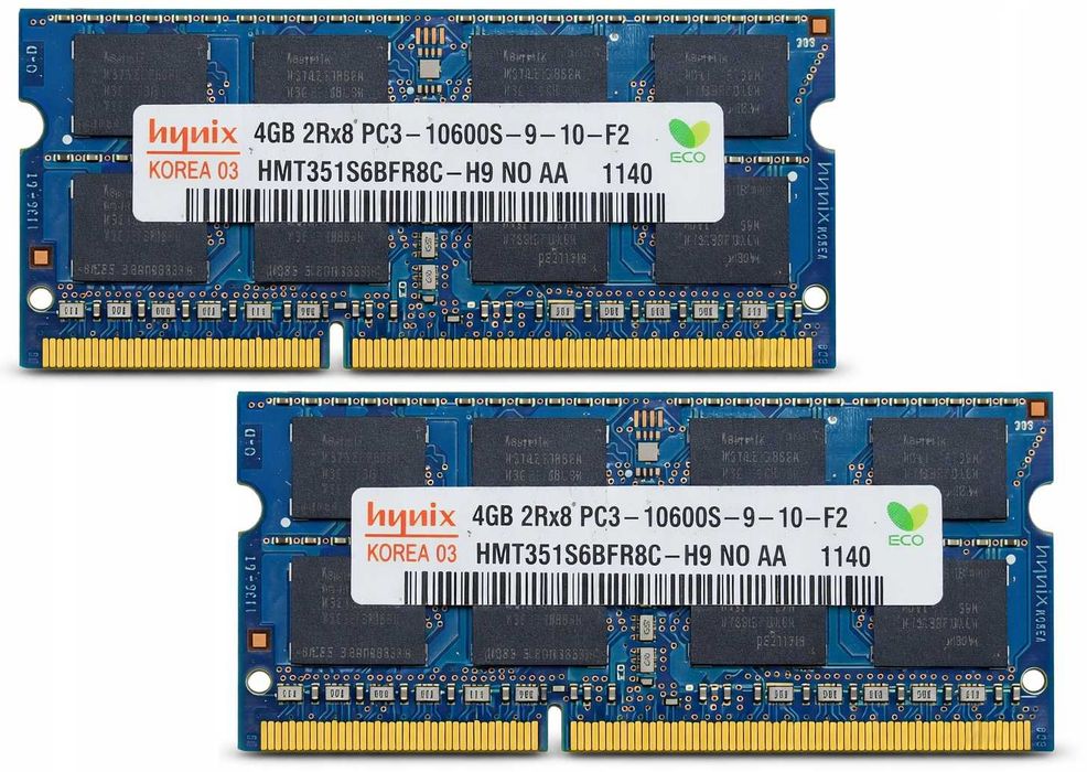 Оперативная память DDR3 Hynix 4Gb 1333Mhz.