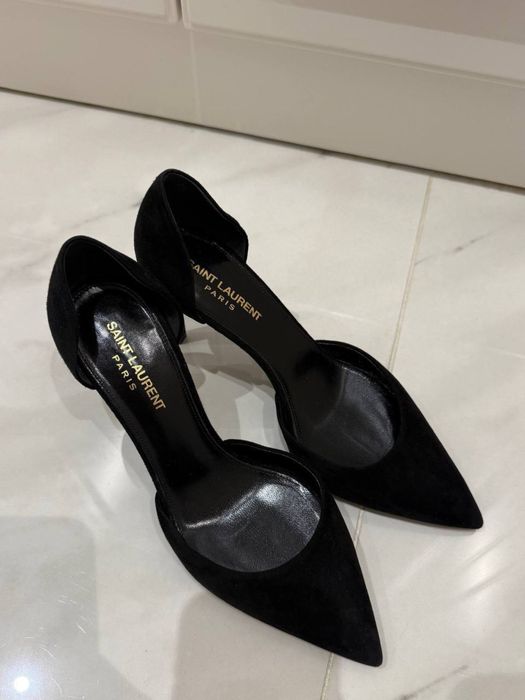 Туфли замша yves laurent