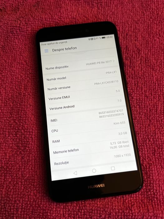 Huawei P8 Lite 2017 – stare foarte bună
