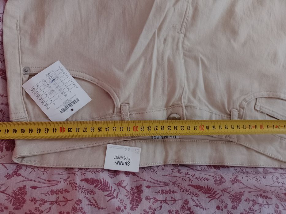 Pantaloni elastici cu talie înaltă mărimea 46