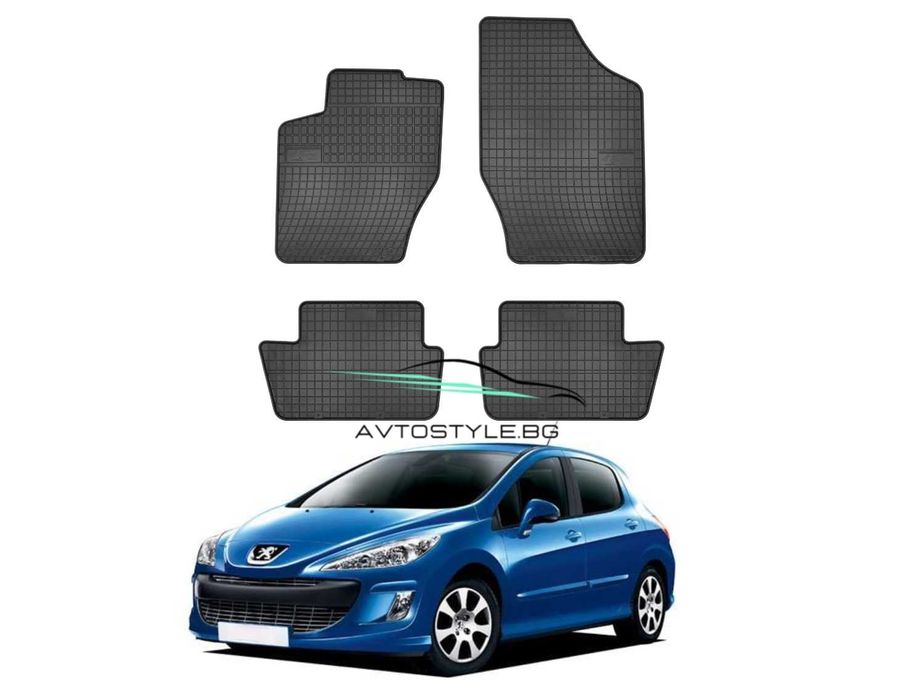Гумени стелки за Peugeot 308 ,2007-2013 г., Frogum - El Toro
