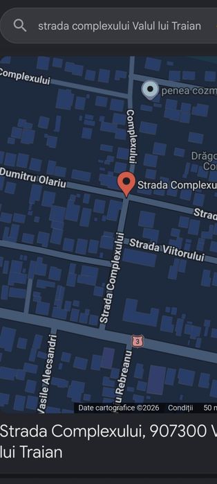 Vând 5000  m², 40 Euro/m² , teren intravilan în Valu lui Traian pe strada Complexului, preț 40 € m² negociabil .