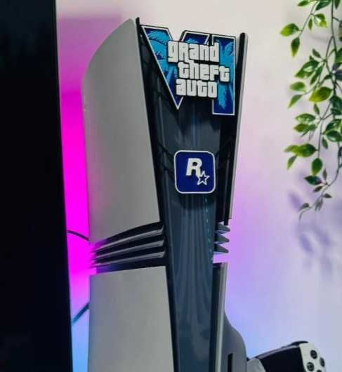 Cover GTA 6 VI pentru PS5 carcasa / cover custom personalizare playstation 5