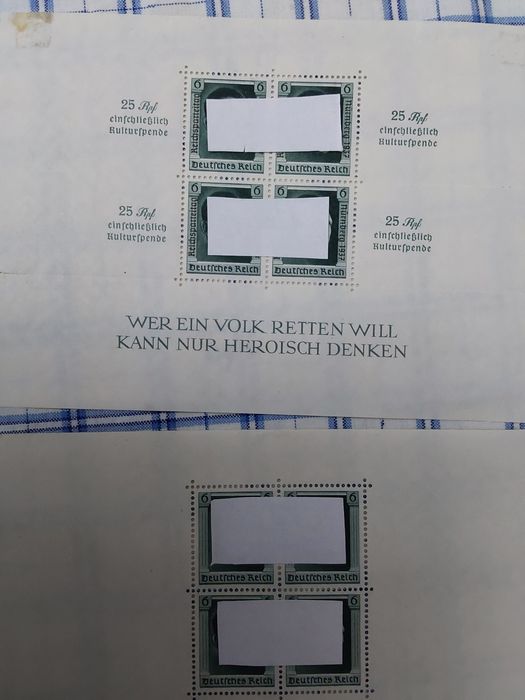 Timbre și colite editate în timpul războiului în Europa.