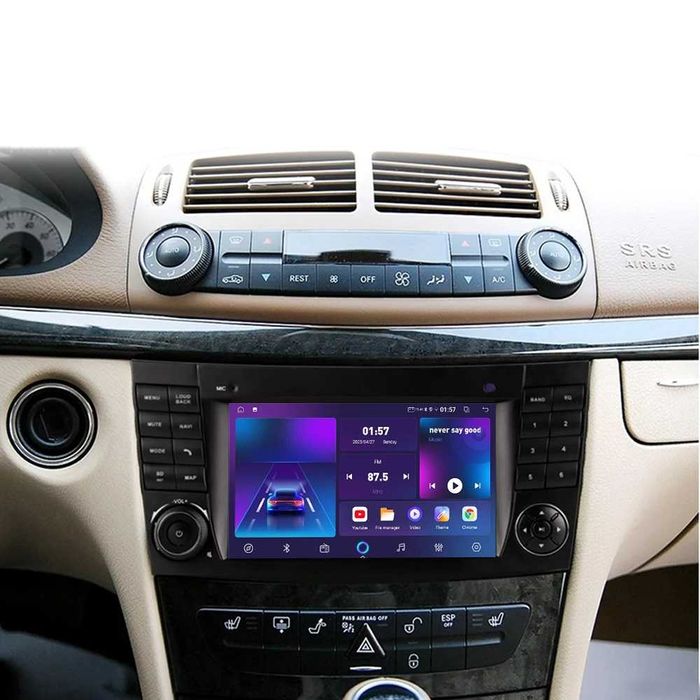 7-инчова мултимедия Mercedes E-Class W211 (2002–2009) Android Carplay