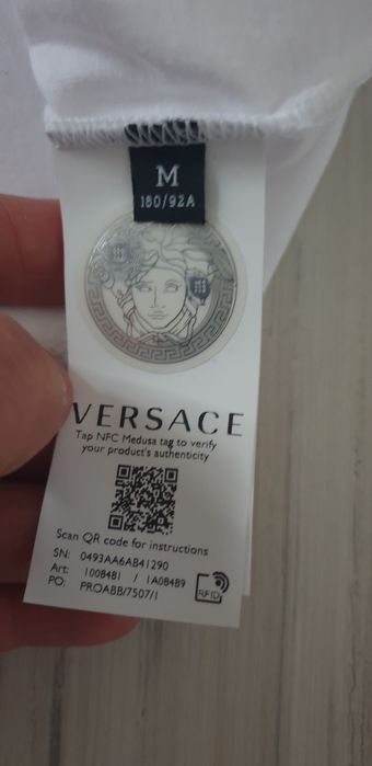 Versace Medusa Gianni VERSACE Cotton  M НОВО! ОРИГИНАЛ! Мъжка Тениска!