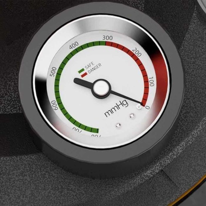 Вакуум вендуза с манометър и помпа, BIGSTREN, 200 мм, до 200 кг