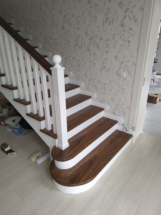 Зина табиий йоғоч ва мдф (ламинат)