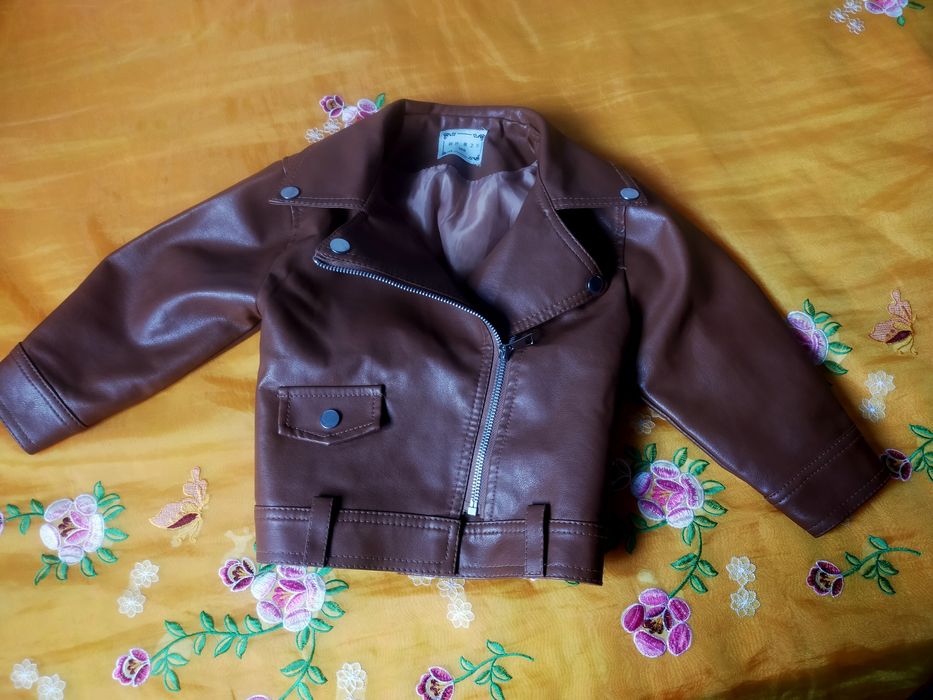 Продам кожаные куртки для девочек