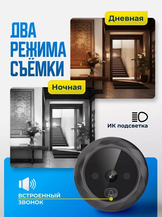 Видеоглазок домофон для входной двери videoglazok