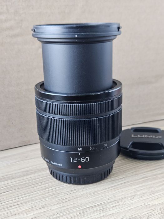 Обектив Panasonic Lumix G 12-60mm,f/3.5-5.6/Power O.I.S.