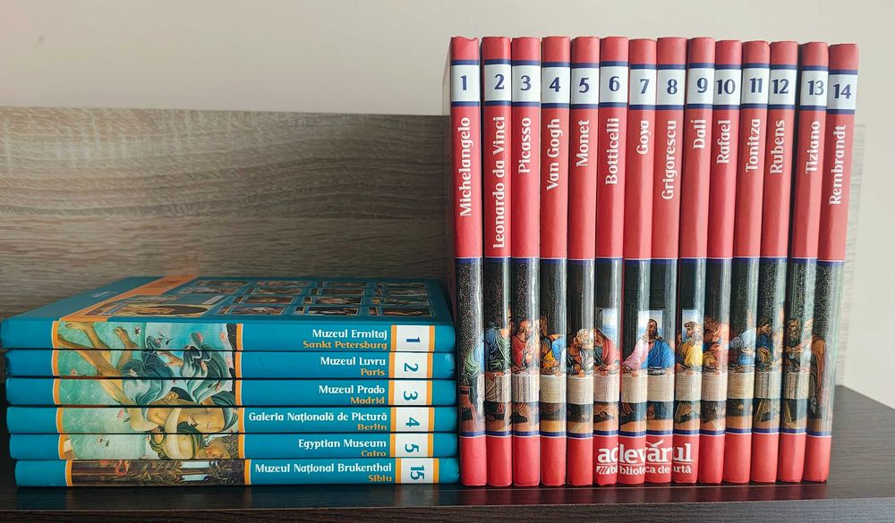 Colectia Adevarul -Pictori de geniu 14 volume  ed.2009