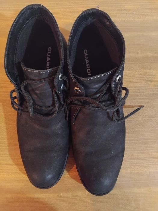 42 номер Мъжки Боти Guess и Daniele Guardo естествена велур и кожа