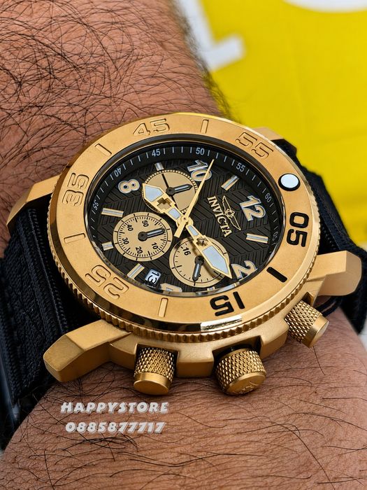 INVICTA Orpheus gold 50 mm, Инвикта нов мъжки часовник