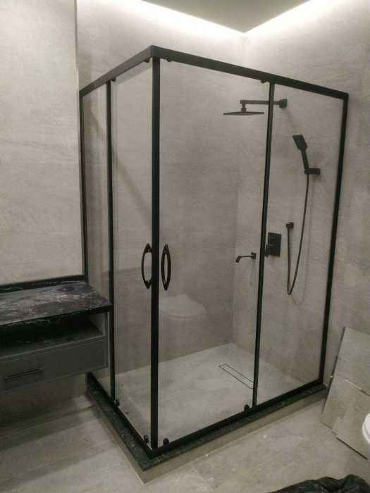 Dushavoy kabina| Душевая кабина перегородка - двери для душа!