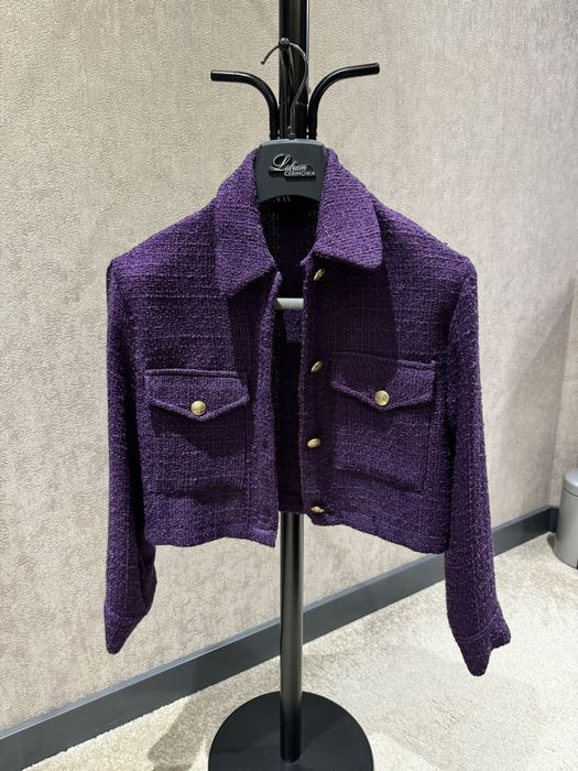 Твидовый Жакет Zara