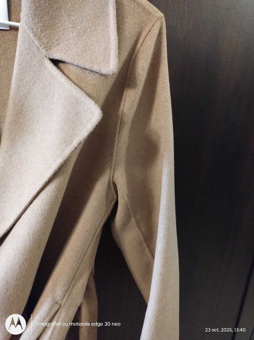 Palton mix cu lana și acrilic cu, M/L, nou
