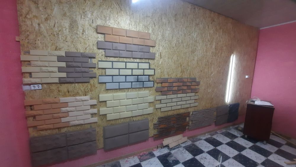 Fasad va sokol plitkalari ishlab chiqiarilmoqda