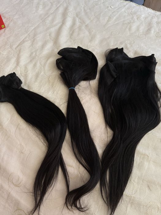 Екстеншъни от изцяло естествена коса