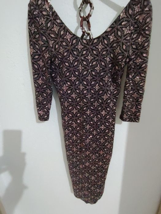 Официална рокля с брокат