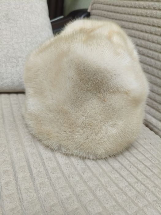 Норковая шапка мягкая