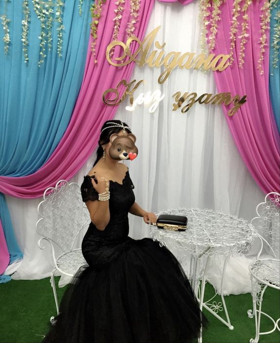 Шикарное платье рыбка