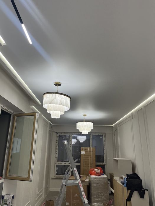 Установчик люстра құрау