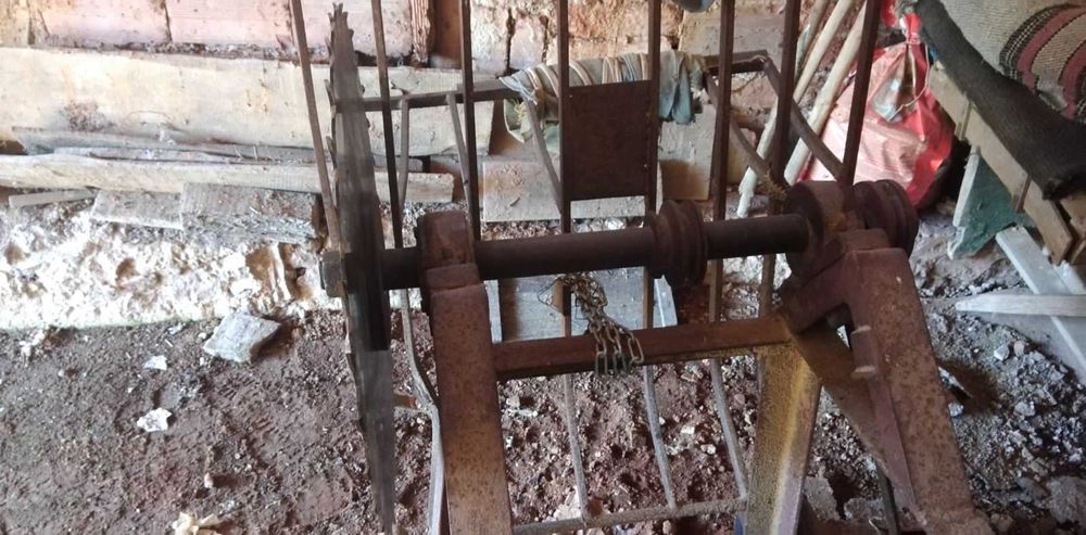 Циркуляр със люлка - за рязане на дърва