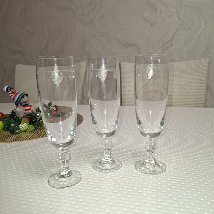 Фужеры из богемского стекла