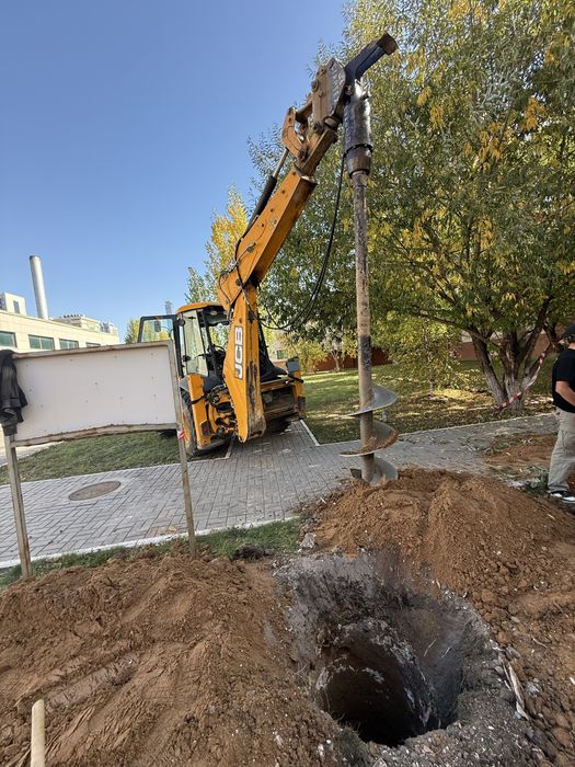 Бурение под сваи ямобур буроям